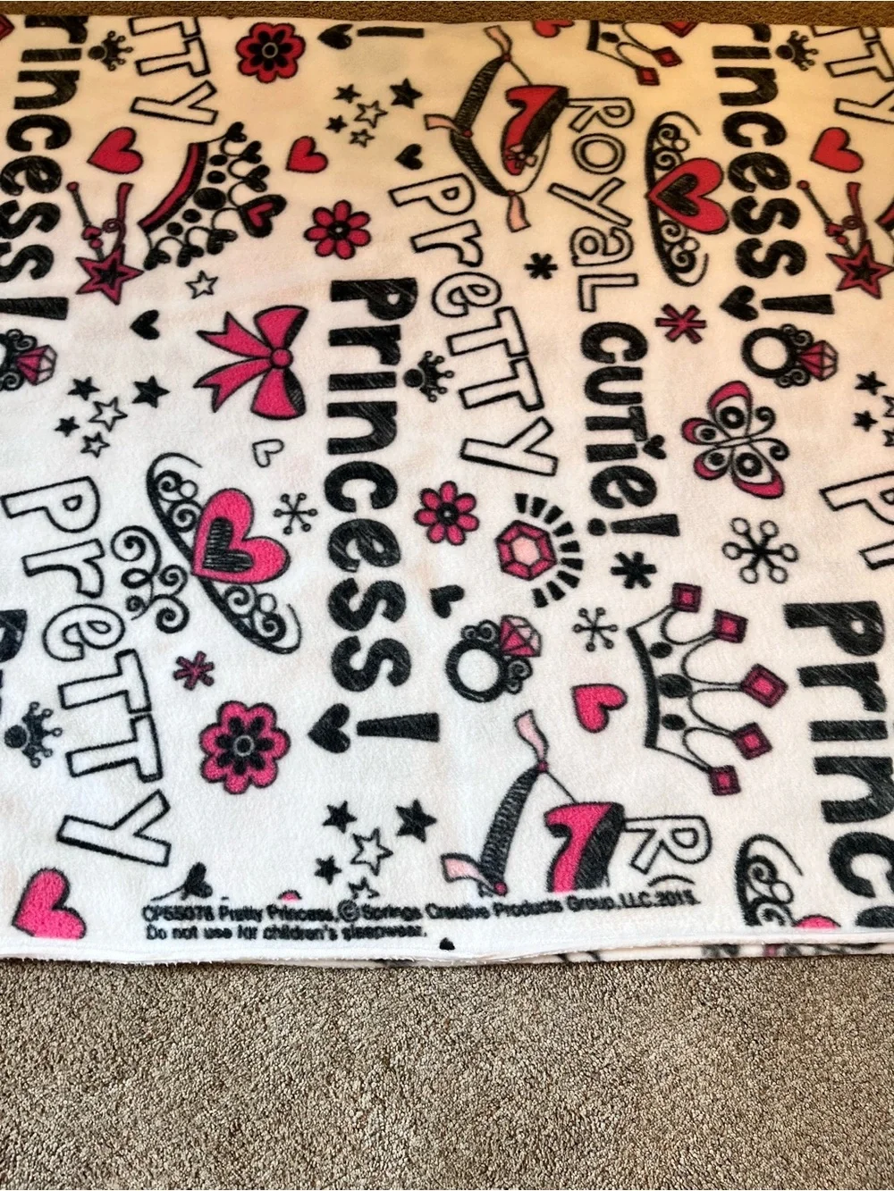 Pretty Princess Fleece Material